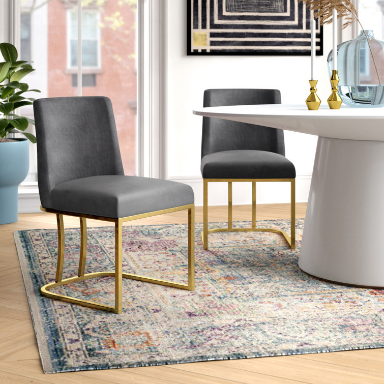 Heidi velvet dining discount chairs